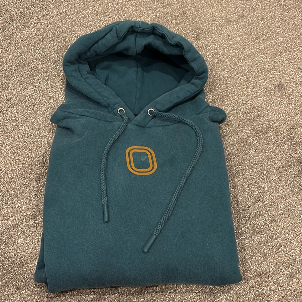 OT CLASSIC HOODIE, small, sold as is (see pictures of imperfections)